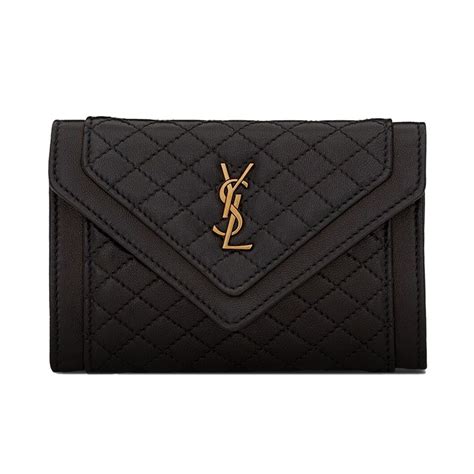 ysl woc envelope|ysl lambskin wallet.